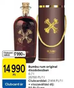 Tesco Bumbu Rum Original ajánlat