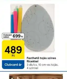 Tesco Festhető tojás színes filccel ajánlat