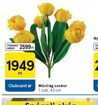 Tesco Művirág csokrok ajánlat