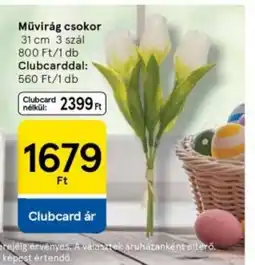 Tesco Művirág csokor ajánlat