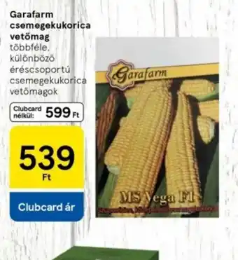 Tesco Garafarm csemegekukorica vetőmag ajánlat