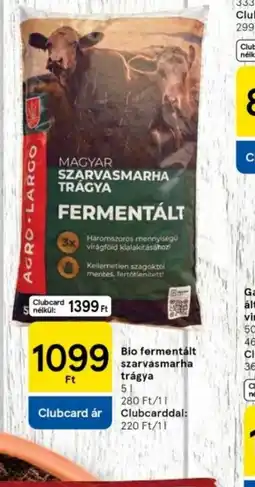 Tesco Magyar szarvasmarha trágya ajánlat