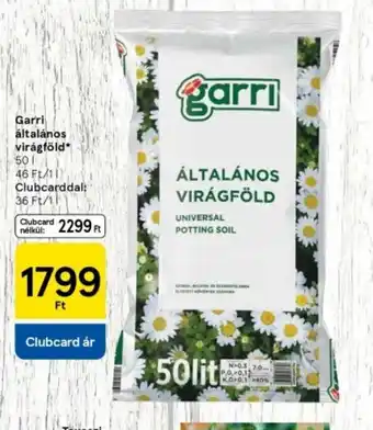 Tesco Garri Általános Virágföld ajánlat