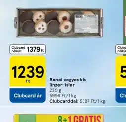 Tesco Benal vegyes kis linzer-isler ajánlat