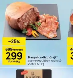 Tesco Mangalica disznsajt ajánlat