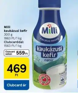 Tesco Milli Kaukázusi Kefir ajánlat