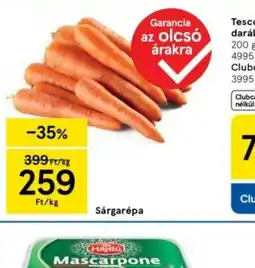 Tesco Sárgarépa ajánlat