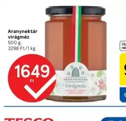 Tesco Aranynektár virágméz ajánlat