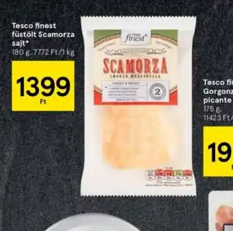 Tesco Tesco Finest Füstölt Scamorza sajt ajánlat