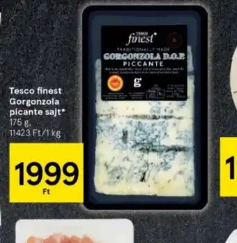 Tesco Tesco Finest Gorgonzola Dolce Piccante Sajt ajánlat