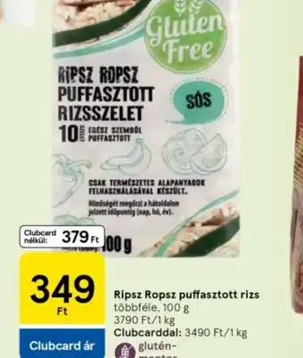 Tesco Ripsz Ropsz Puffasztott Rizs ajánlat