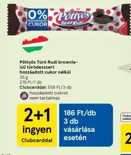 Tesco Pottyos Túr Rudi Brownie ajánlat