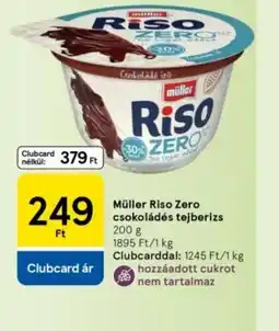 Tesco Müller Riso Zero csokoládés tejberizs ajánlat