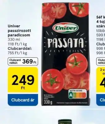 Tesco Unilver Passzírozott Paradicsom Passata ajánlat