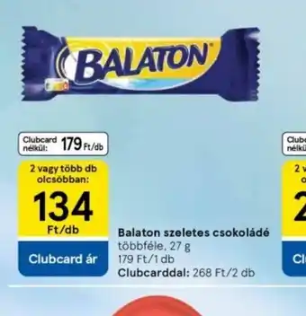 Tesco Balaton szeletes csokoládé ajánlat