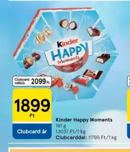 Tesco Kinder Happy Moments ajánlat