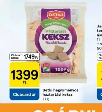 Tesco Detki Hagymás Háztartási Keksz ajánlat