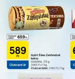 Tesco Győri Édes Zabfalatok keksz ajánlat