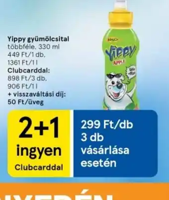 Tesco Yippy Gyümölcsital ajánlat