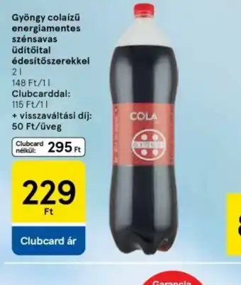 Tesco Gyömbér colás energiaital ajánlat