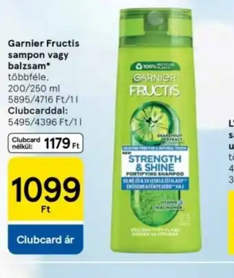 Tesco Garnier Fructis sampon vagy balzsam ajánlat