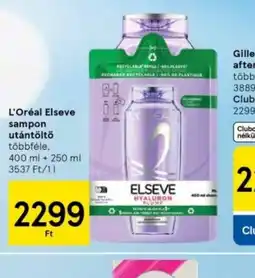 Tesco L'Oréal Elseve sampon utápol ajánlat