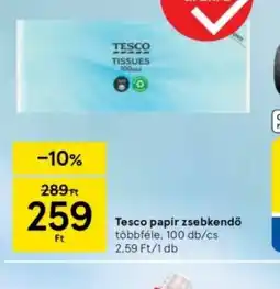 Tesco Tesco papír zsebkendő ajánlat