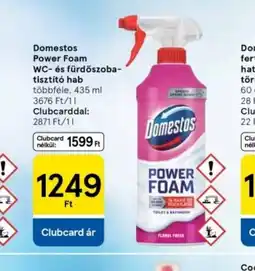 Tesco Domestos Power Foam WC- és fürdőszoba-tiszt Coccolino Care mosógél vagy mosókapszulat hab ajánlat