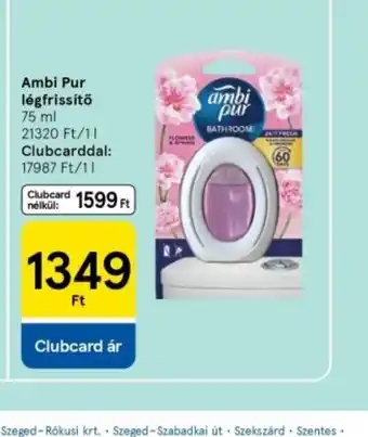 Tesco Ambi Pur Légfrissítő ajánlat