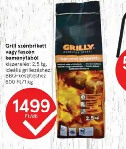 Tesco Grilly Grill szénbrikett ajánlat