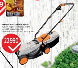 Tesco Daewoo elektromos fűnyír ajánlat