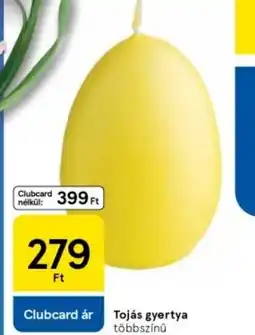 Tesco Tojás gyertya ajánlat