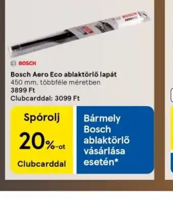 Tesco Bosch Aero Eco ablaktörlő lapát ajánlat