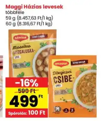 Spar Maggi Házias levesek ajánlat