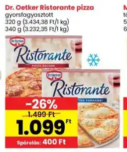 Spar Dr. Oetker Ristorante pizza ajánlat