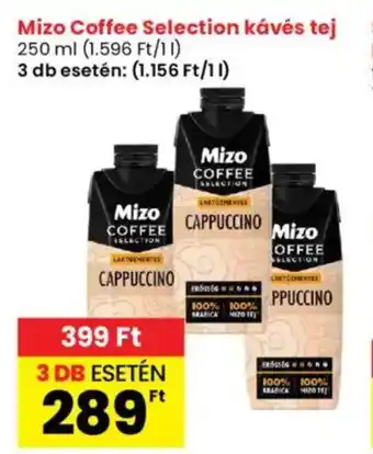 Spar Mizo coffee selection kávés tej ajánlat