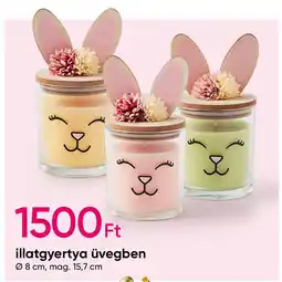 Pepco illatgyertya üvegben ajánlat