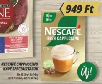 Príma NESCAFÉ CAPPUCCINO KÁVÉ SPECIALITÁSOK ajánlat