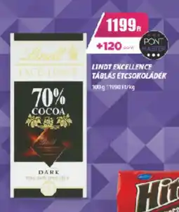Príma Lindt excellence táblás étcsokoládék ajánlat