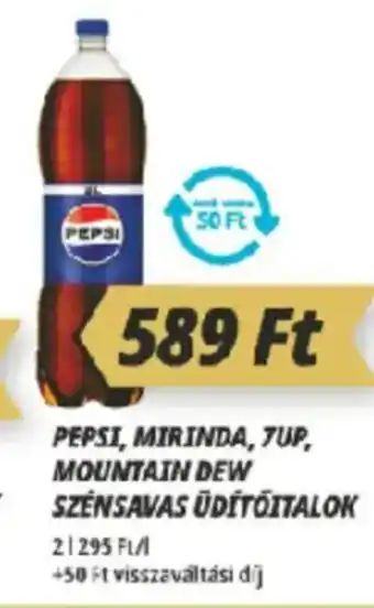 Príma Pepsi, mirinda, tup, mountain dew szénsavas üdítőitalok ajánlat