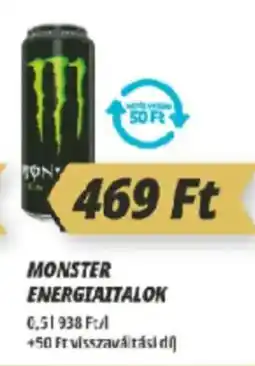 Príma Monster energiaitalok ajánlat