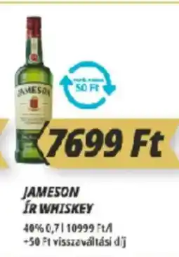 Príma Jameson ír whiskey ajánlat