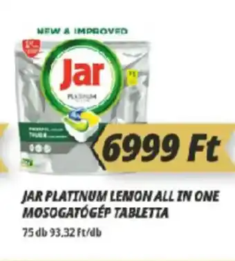 Príma Jar platinum lemon all in one mosogatógép tabletta ajánlat