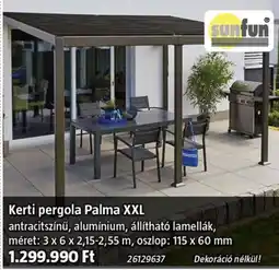 Bauhaus Kerti pergola palma xxl ajánlat