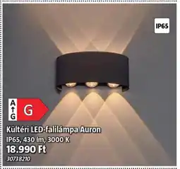 Bauhaus Kültéri led-falilámpa auron ajánlat