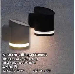 Bauhaus Szolár led-falilámpa bauhaus ajánlat