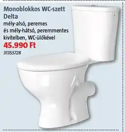 Bauhaus Monoblokkos wc-szett delta ajánlat