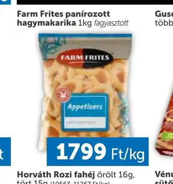 PRIVÁT Farm Frites panírozott hagymakarika ajánlat