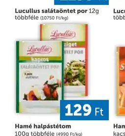 PRIVÁT Luculius salátaöntet por 12g ajánlat