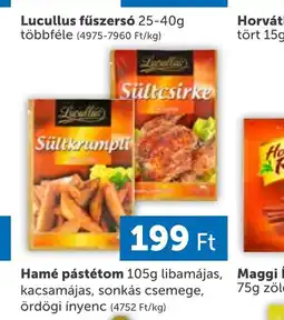 PRIVÁT Lucullus fűszers 25-40g ajánlat